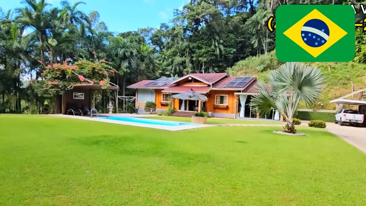 Beautiful House in the Countryside in Santa Catarina, Brazil