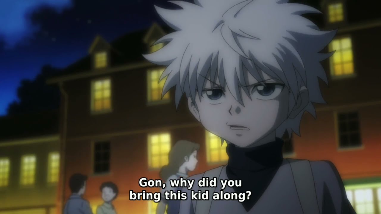 killua being jealous for 2 min
