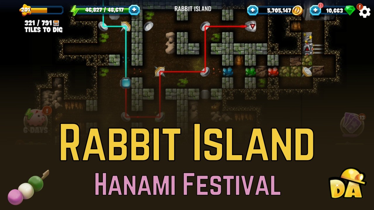 Rabbit Island - #3 Hanami Festival - Diggy's Adventure