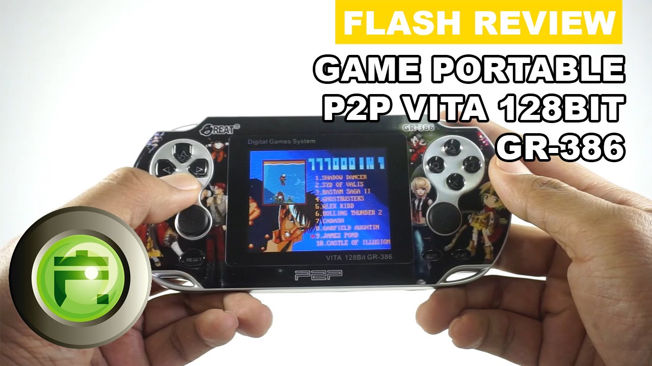 Review Portable Gaming Console P2P Vita 128 bit GR-386 - Flash Gadget Store Indonesia
