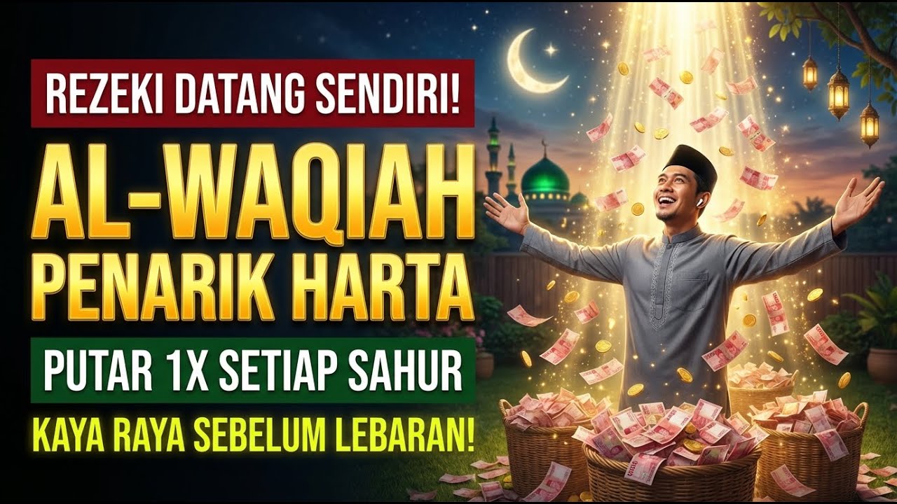 SANGAT NYARING! Lantunan Pagi Al Waqiah Pembawa Rezeki Melimpah Ramadhan Ini