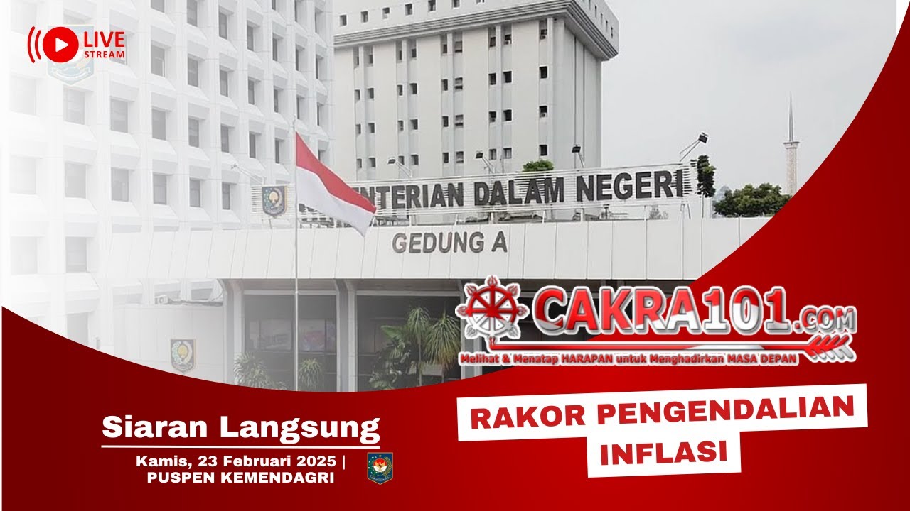 Pemerintah melalui Kemendagri Gelar Rakor Pengendalian Inflasi 2026