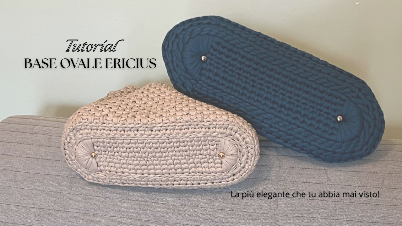 Come realizzare un fondo ovale elegante per le tue borse all’uncinetto!