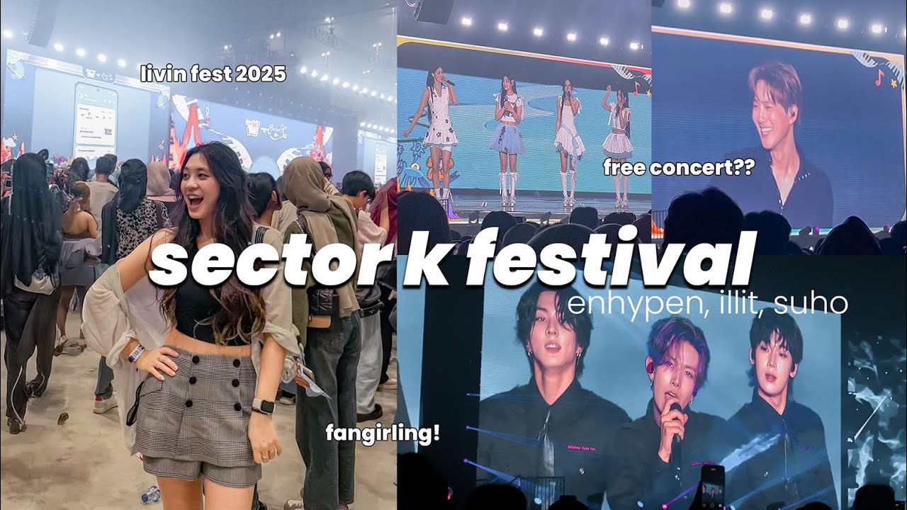 SECTOR-K concert vlog | seeing Enhypen, ILLIT, & SUHO for free!!