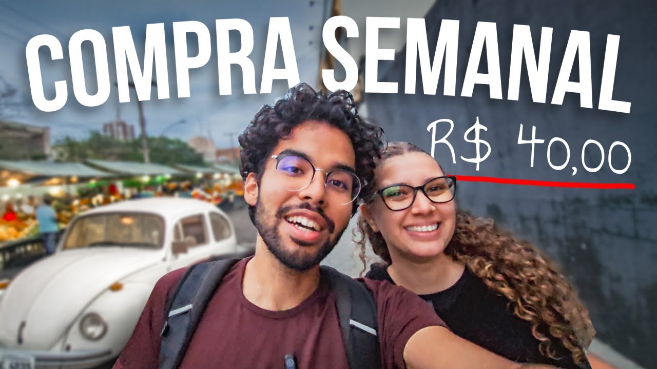 PRIMEIRA COMPRA SEMANAL NA FEIRA LIVRE COM NOSSO FUSCA!