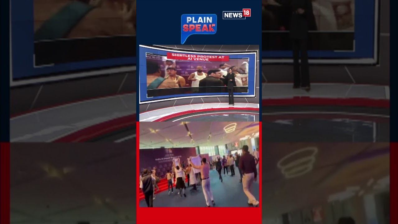 Протест индийского молодежного конгресса, участники которого демонстрировали обнаженный торс, выз...