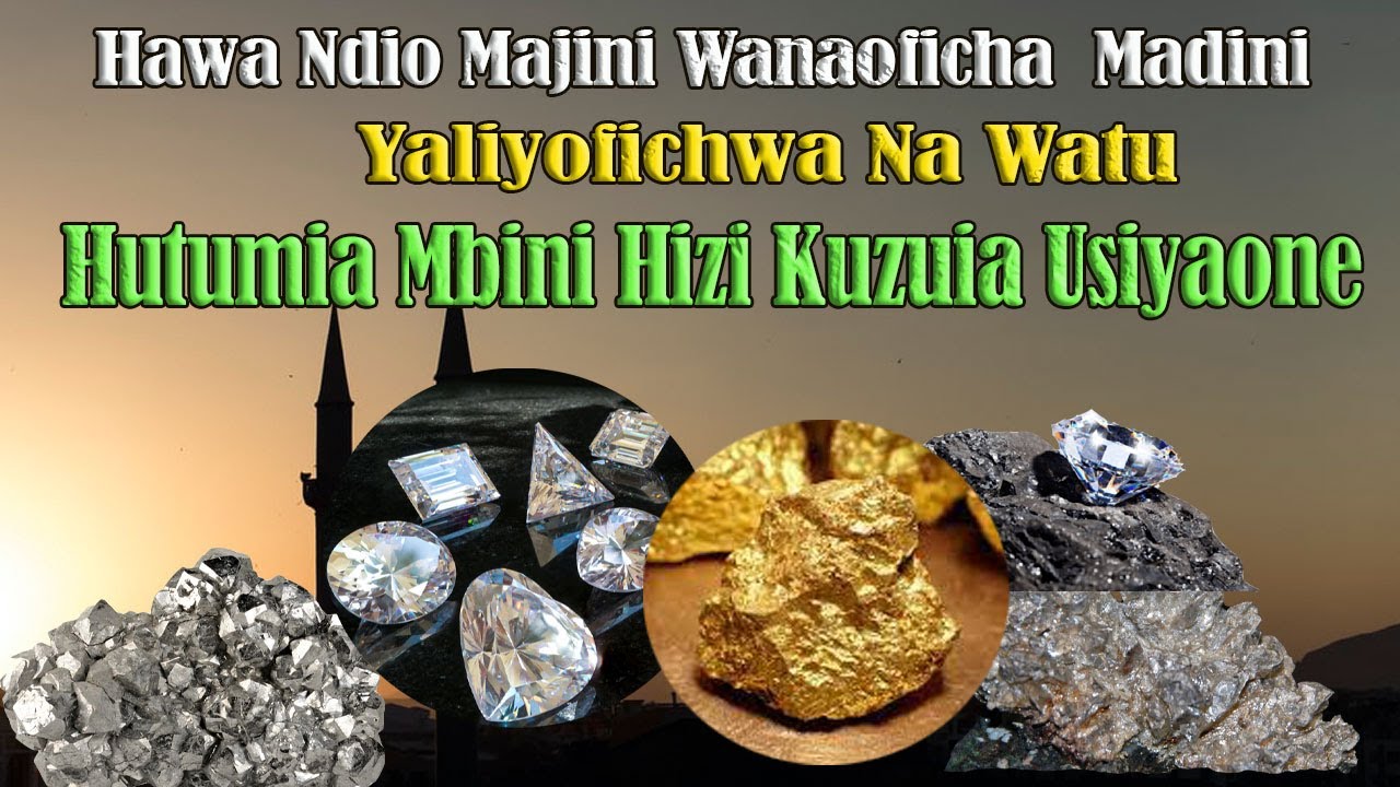 HAWA NDIO MAJINI WANAOFICHA MADINI | TUMIA MAFUTA YA HAZINA  HUWEZI KUJUA YALIPO |SH KHAMIS SULEYMAN
