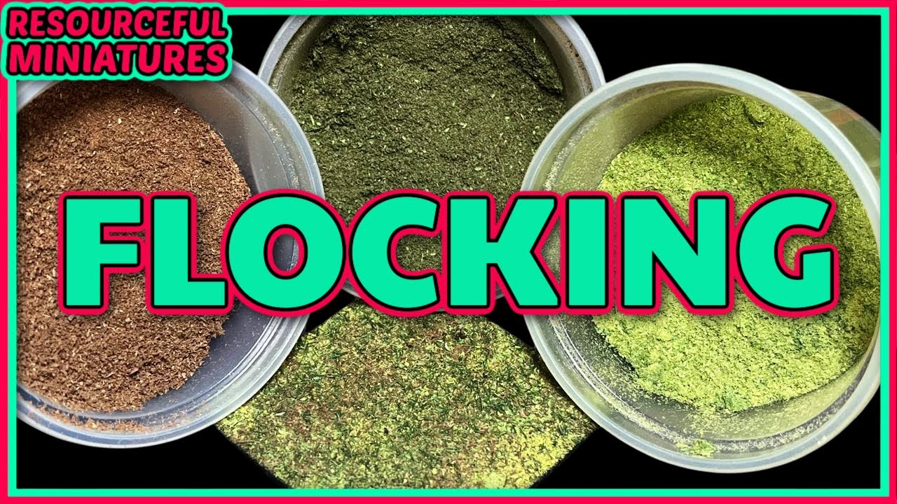 How To Make Flock for Basing Miniatures