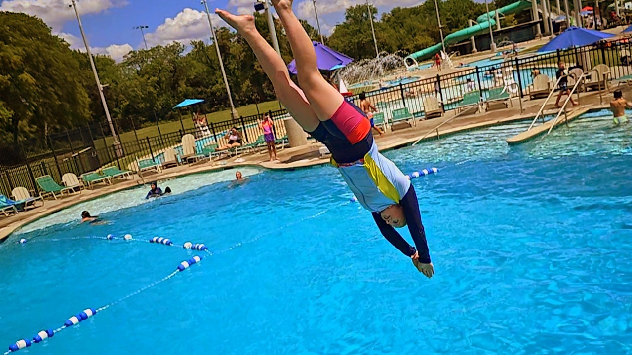 Awesome Diving Moves at Jack Carter Pool
