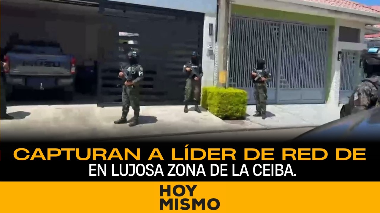 ¡CAYÓ EL CABECILLA! Capturan a líder de red de narcotráfico en lujosa zona de La Ceiba.