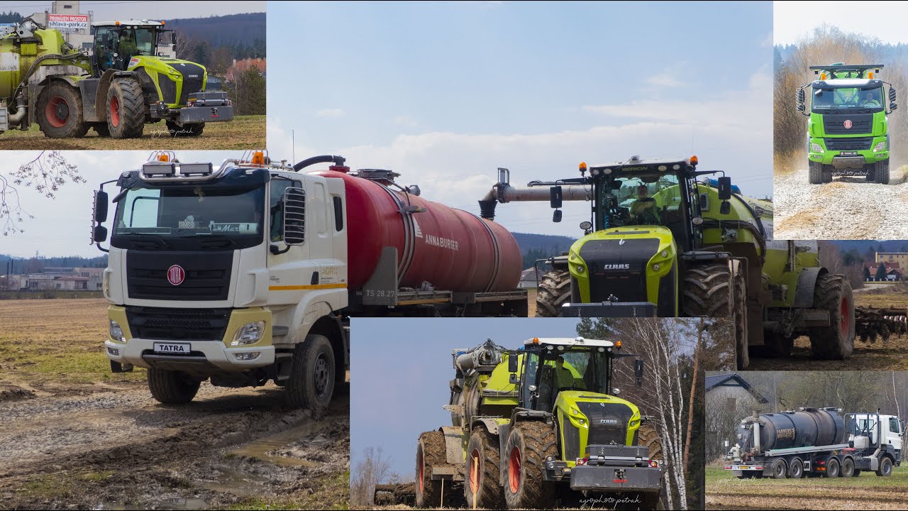 Aplikace kejdy sTatra Phoenix 3x, Claas Xerion 5000 & Kaweco Double Twin Shift (Agrall servis)