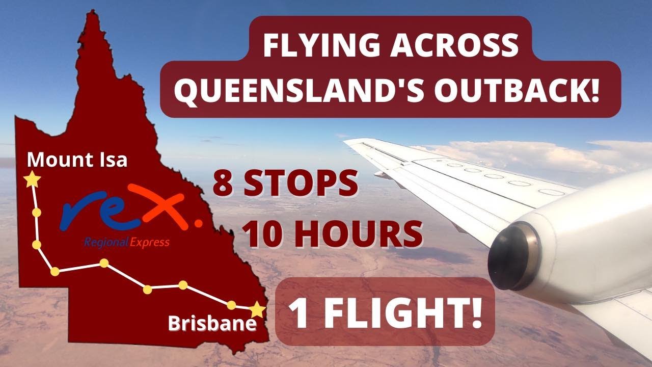 Regional Express Airlines | Brisbane - Mt Isa | Western 2, Australia's most EPIC airline route