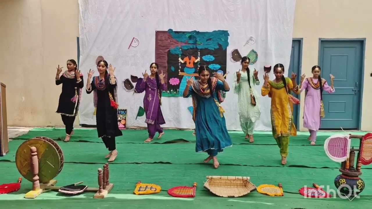 Dance performance by 8th and 9th Class girls on Teej Celebration 😍😍