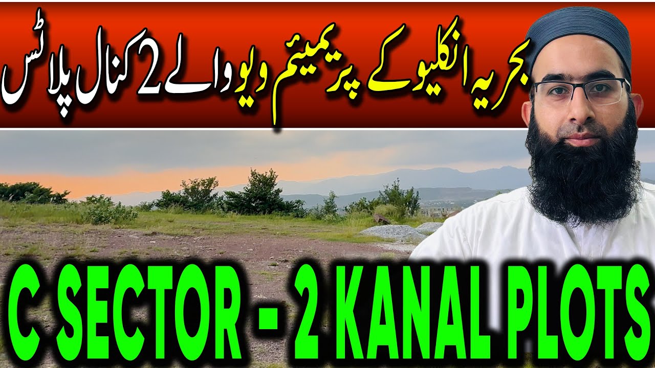 Bahria Enclave Sector C | 2 Kanal Plots Islamabad | Luxury & Peacefull Living