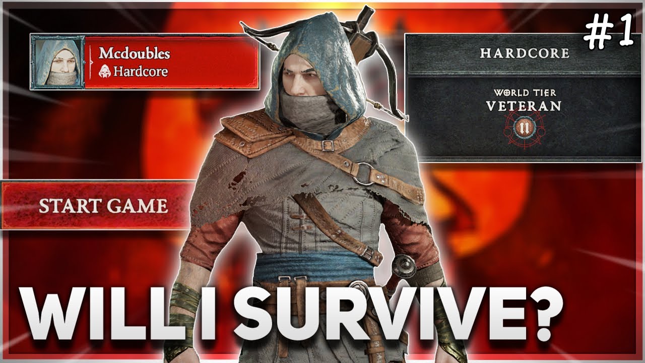 This is WAY HARDER than I thought! DEATH = DELETE! | Diablo 4 | Hardcore Playthrough | Ep.1