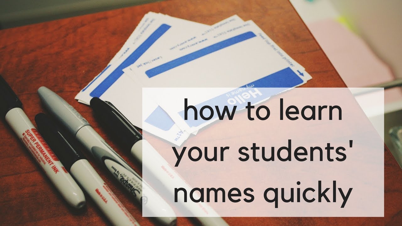 5 Strategies to Learn Your Students' Names Fast | Teacher Vlog 3
