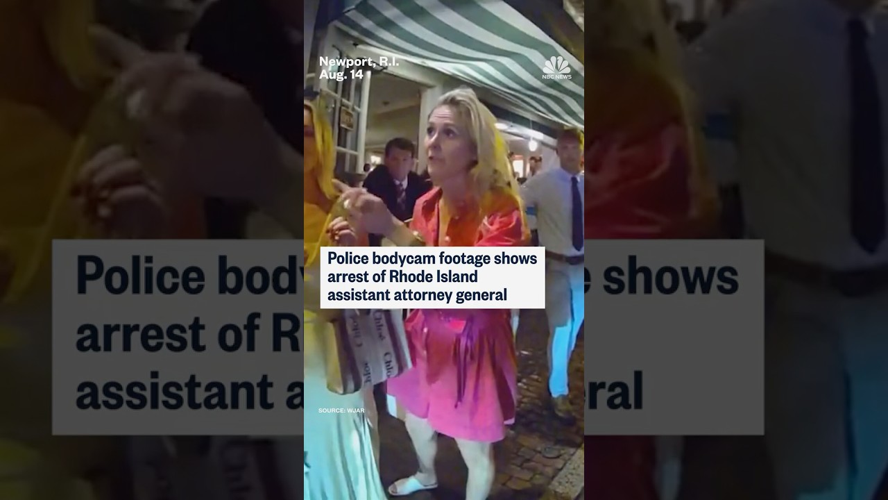 Police bodycam footage shows arrest of Rhode Island assistant attorney general