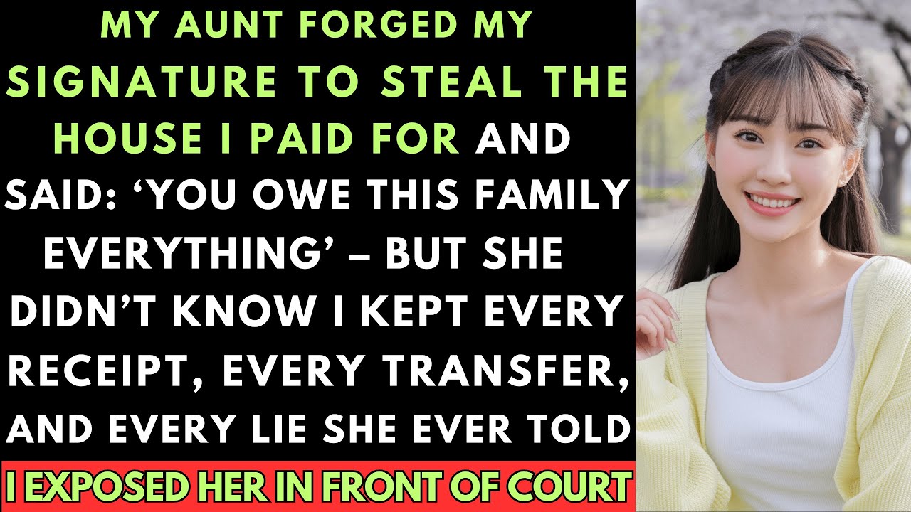 My Aunt Forged Documents to Steal the House and Said 'You Won’t Sue Family' Then... - Reddit Story