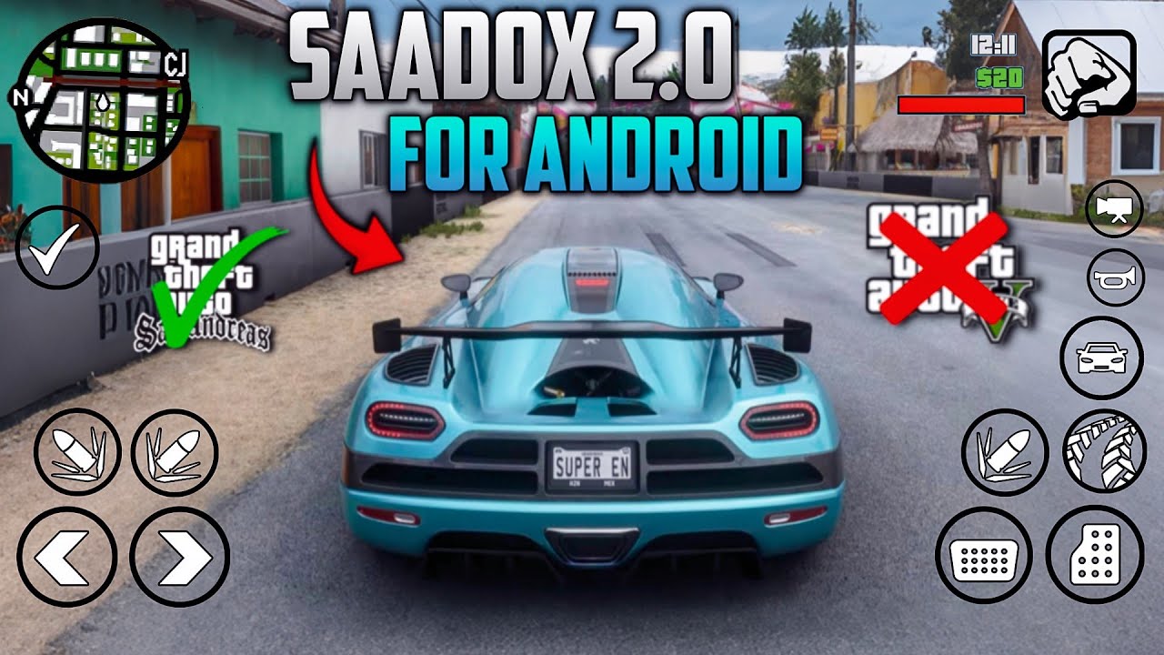 SAADOX 2.0 GTA SA HIGH GRAPHICS MODPACK ANDROID | SUPPORT ALL DEVICES