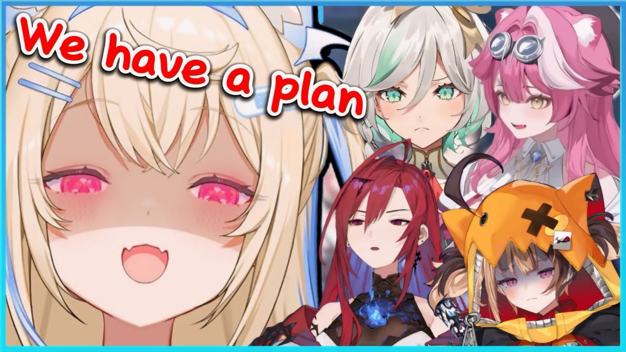 Fuwawa's plans for Justice are too EVIL [FuwaMoco/HoloEn] [EngSub]