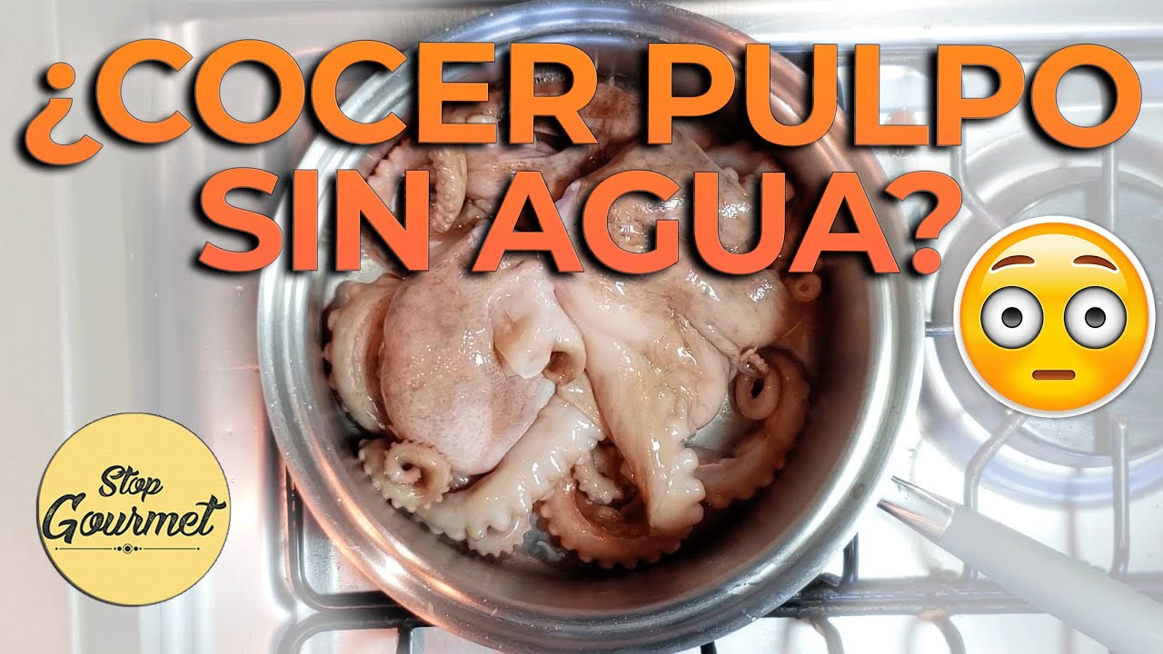 &iquest;Como cocer PULPO sin AGUA? R&aacute;pido, F&aacute;cil, Suave y Tierno