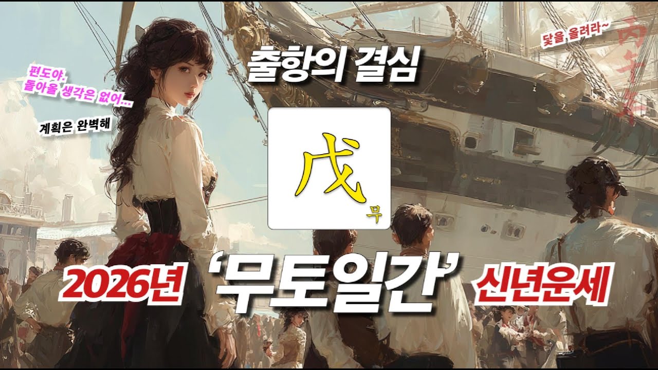 2026년 병오년 일주별-월별 신년운세 │ 무토일간 