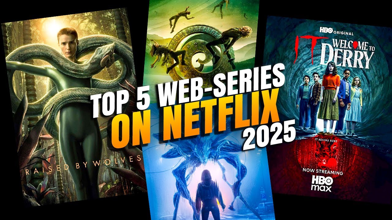 Top 5 Web Series On Netflix 2025 | in Hindi Dubbud on Amazon Prime, Apple TV and Jio Cinema