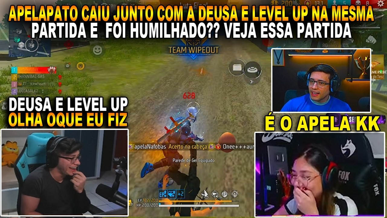 APELAPATO CAIU JUNTO COM A DEUSA E LEVEL UP NA MESMA PARTIDA E  FOI HUMILHADO?? VEJA ESSA PARTIDA