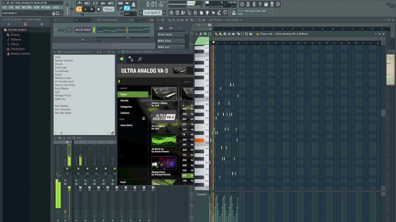 Ultra Analog VA3 Presets Leads