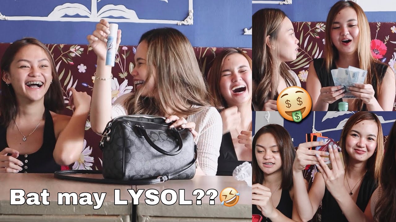 BAG RAID with Michelle G. & Ara G. | magkano laman ng wallet? 🤑