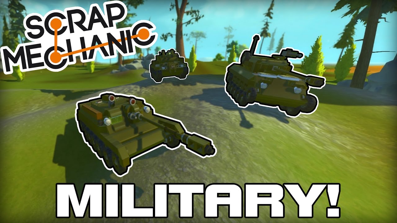 Awesome Military Vehicles Workshop Hunters! (Scrap Mechanic #142)