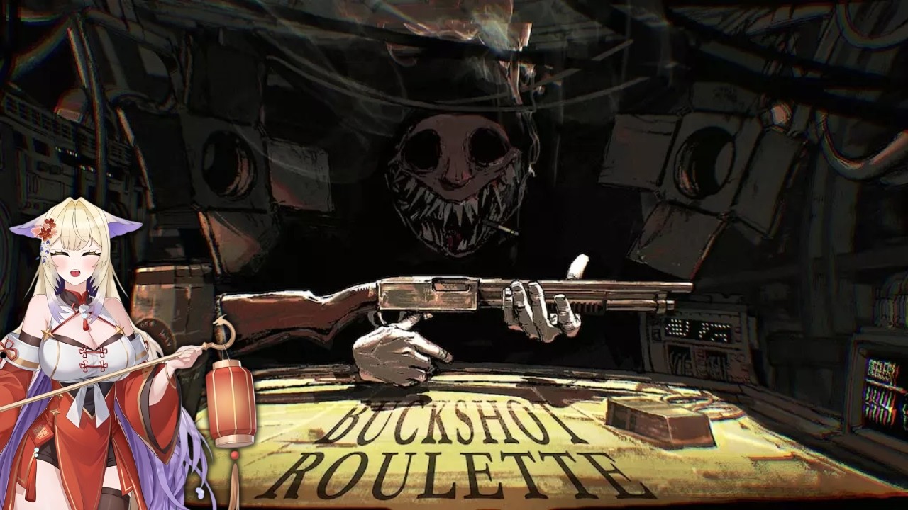 《 惡魔輪盤 / Buckshot Roulette》02 / 17 - 過年當然要賭一波！與管理組火拼？【穎兒Yinger】