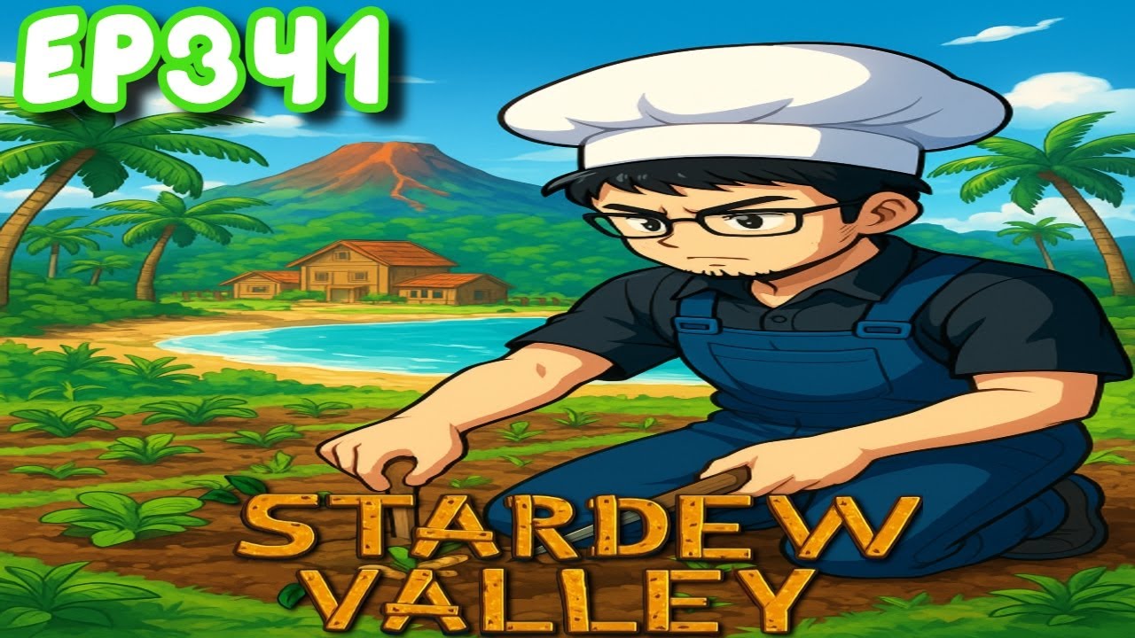Plantei na Ilha Gengibre pra Fazer as Receitas… Será que Vai Sobreviver? 😂 | Stardew Valley Ep 341