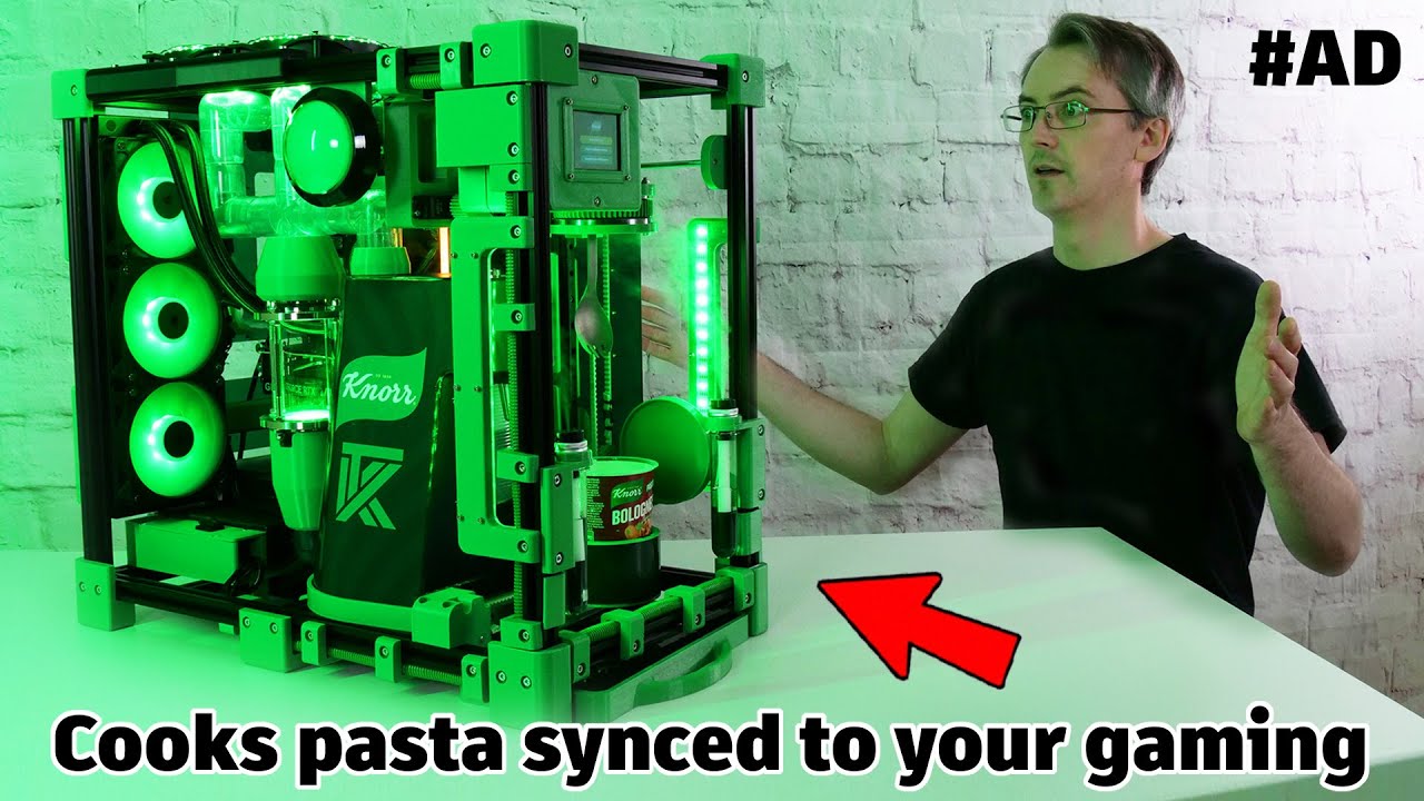 I built a PC that cooks Pasta!