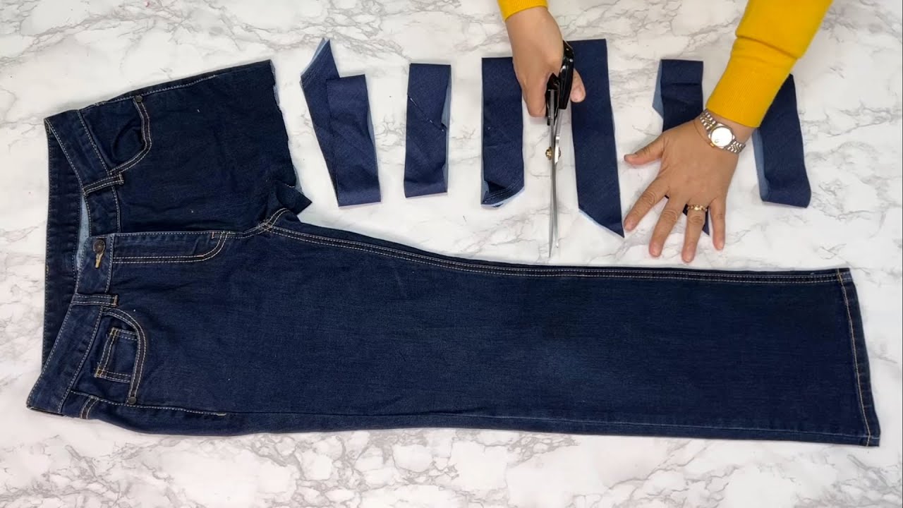 [DIY] Брюки, которые вы не можете носить, становятся редким произведением искусства.