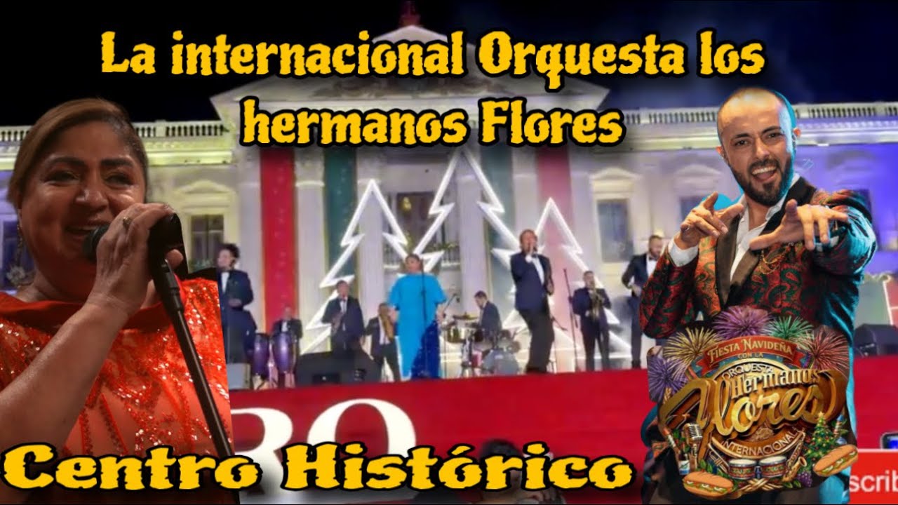 🛑La internacional Orquesta los Hermanos Flores en el centro histórico de San Salvador 2025✨✨