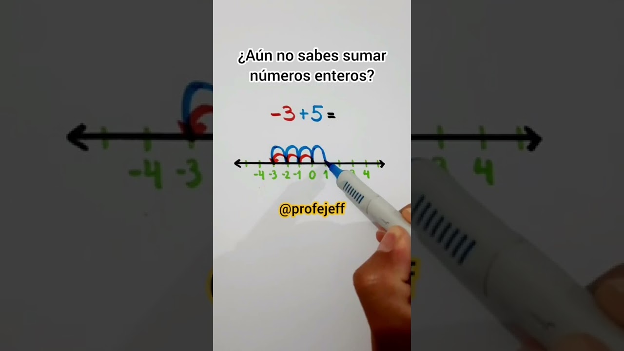 ¿AÚN NO SABES SUMAR NÚMEROS ENTEROS? 👀
