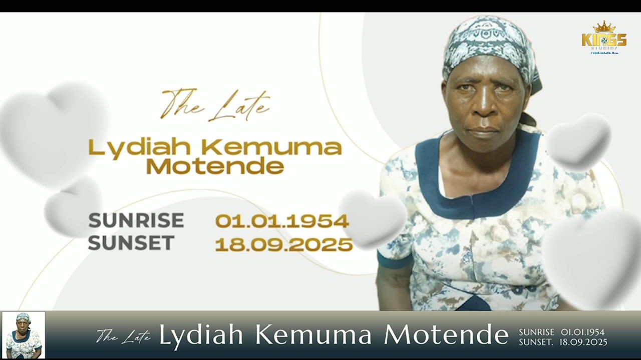 THE CONVOY OF THE LATE LYDIAH KEMUMA MOTENDE