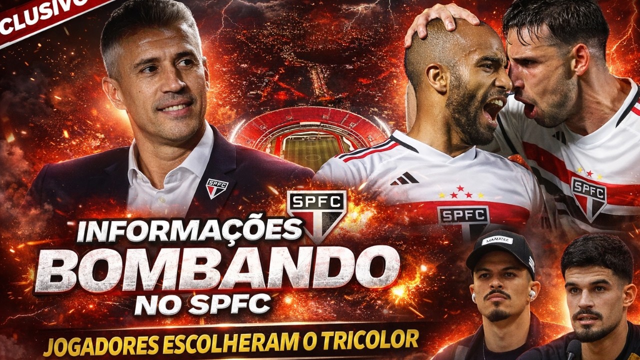 AS ÚLTIMAS INFORMAÇÕES DO SPFC - ELENCO FECHADO - DIRETOR FALA QUE JOGADORES QUEREM JOGAR NO SPFC