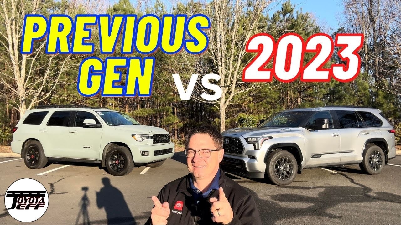 Битва: Toyota Sequoia 2023 года против предыдущего поколения!