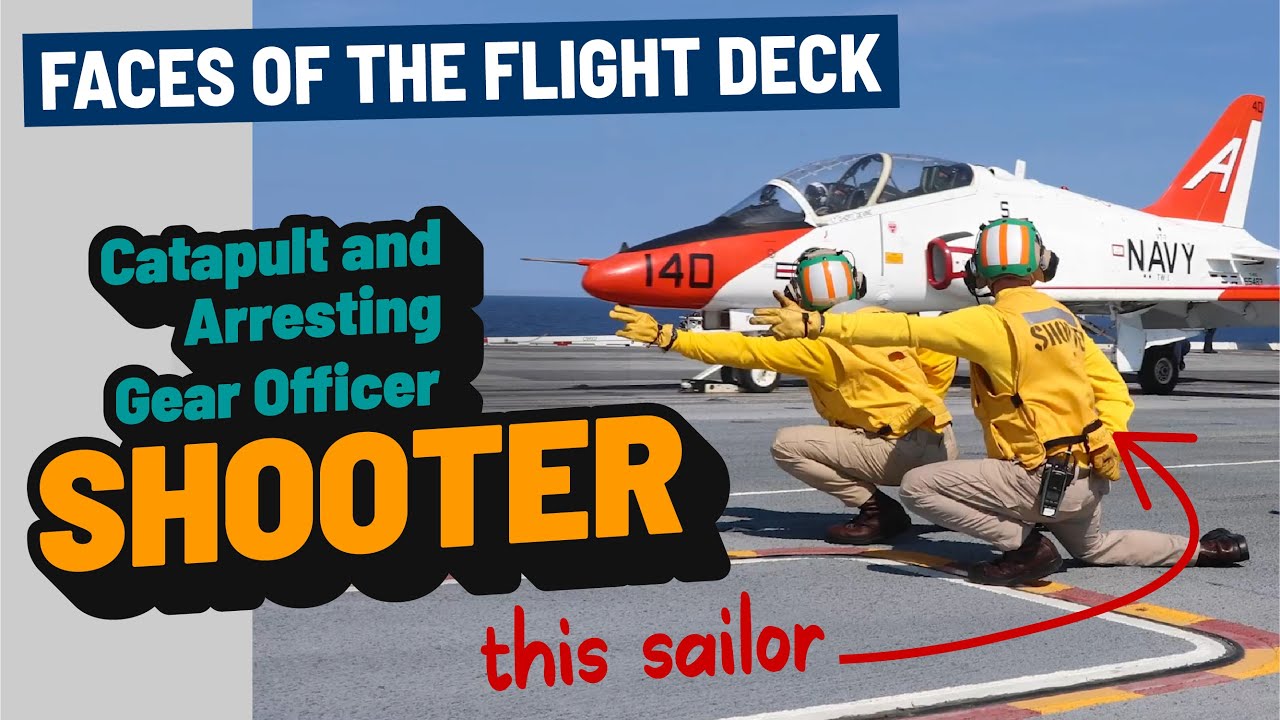 Meet an aviation “Shooter” aboard the aircraft carrier USS George Washington (CVN 73)