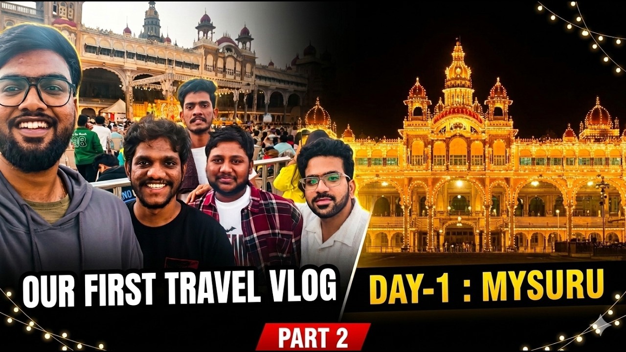 Our First Travel Vlog Day 1 - Part 2 | GOODBOYSSCLUB | BANGALORE | Mysore | Mangalore