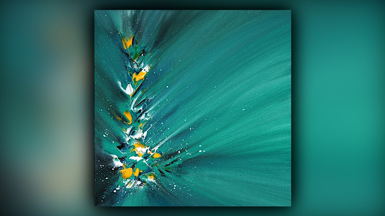 Satisfying Abstract Painting / Acrylics / Palette Knife / Demo #074