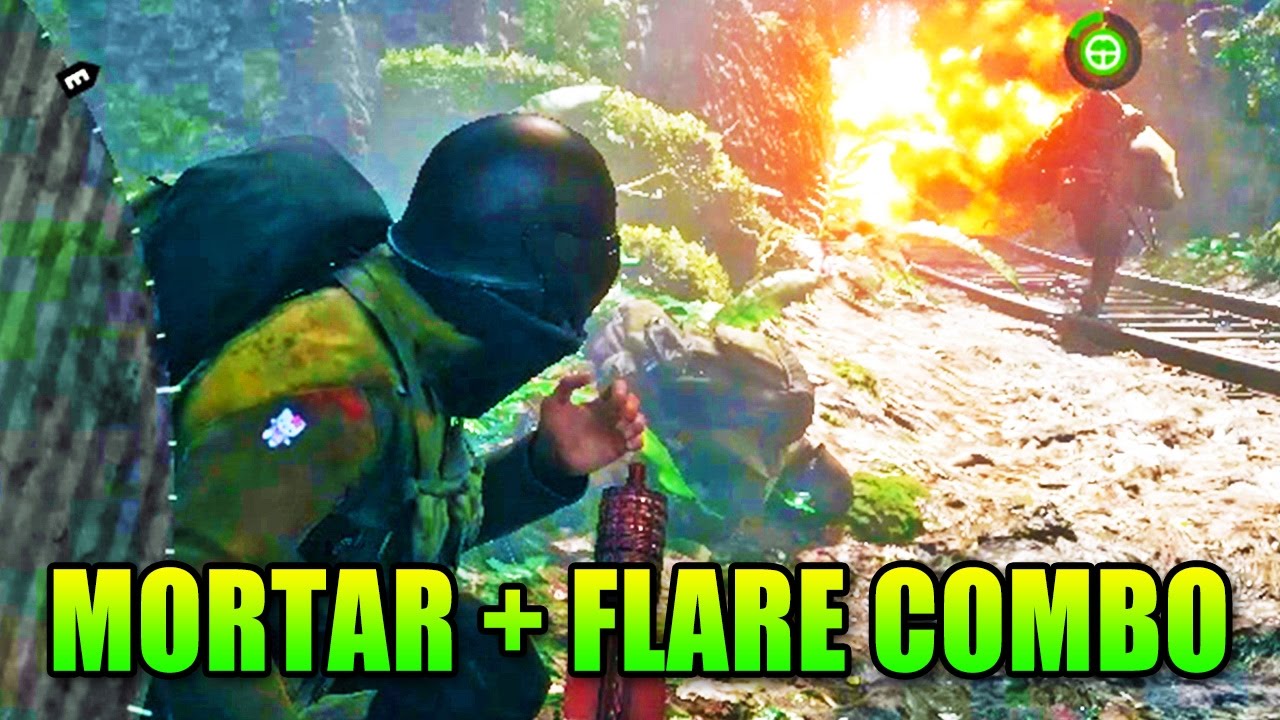 Battlefield 1 Mortar + Flare Combo | BF1 Gameplay