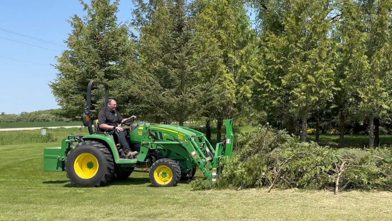 Using the Frontier Pallet Fork Grapple Attachment
