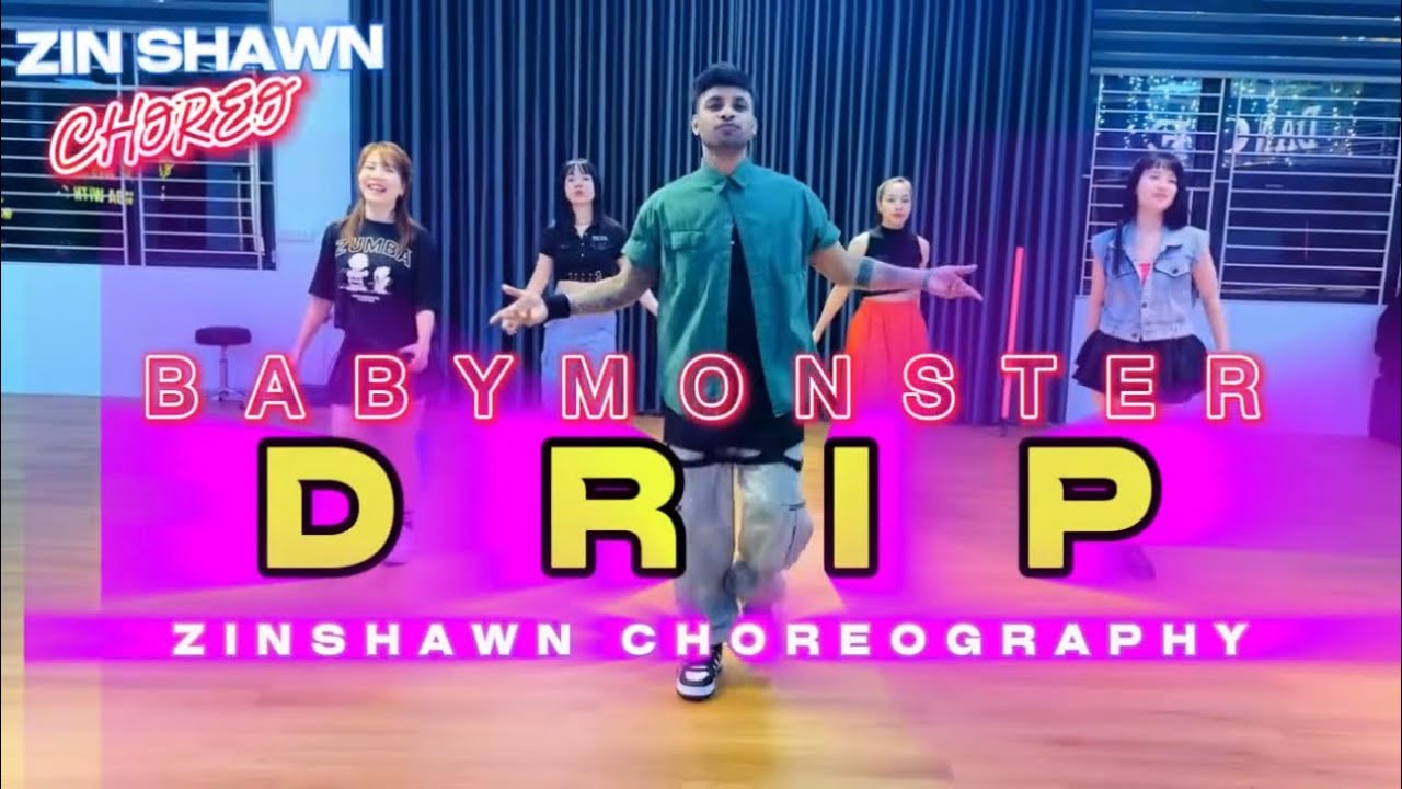 DRIP BY BABY MONSTER _ AFRO | KPOP | AFRO | DANCE FITNESS | zin Shawn Dance Fitness 