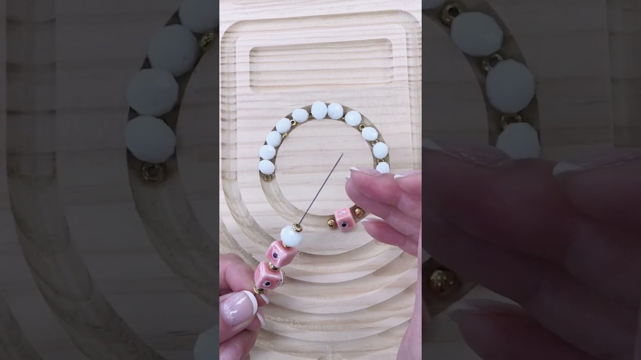Come realizzare un Braccialetto con perla ceramica elasticizzato | TECNICA | GDO gioiedoriente