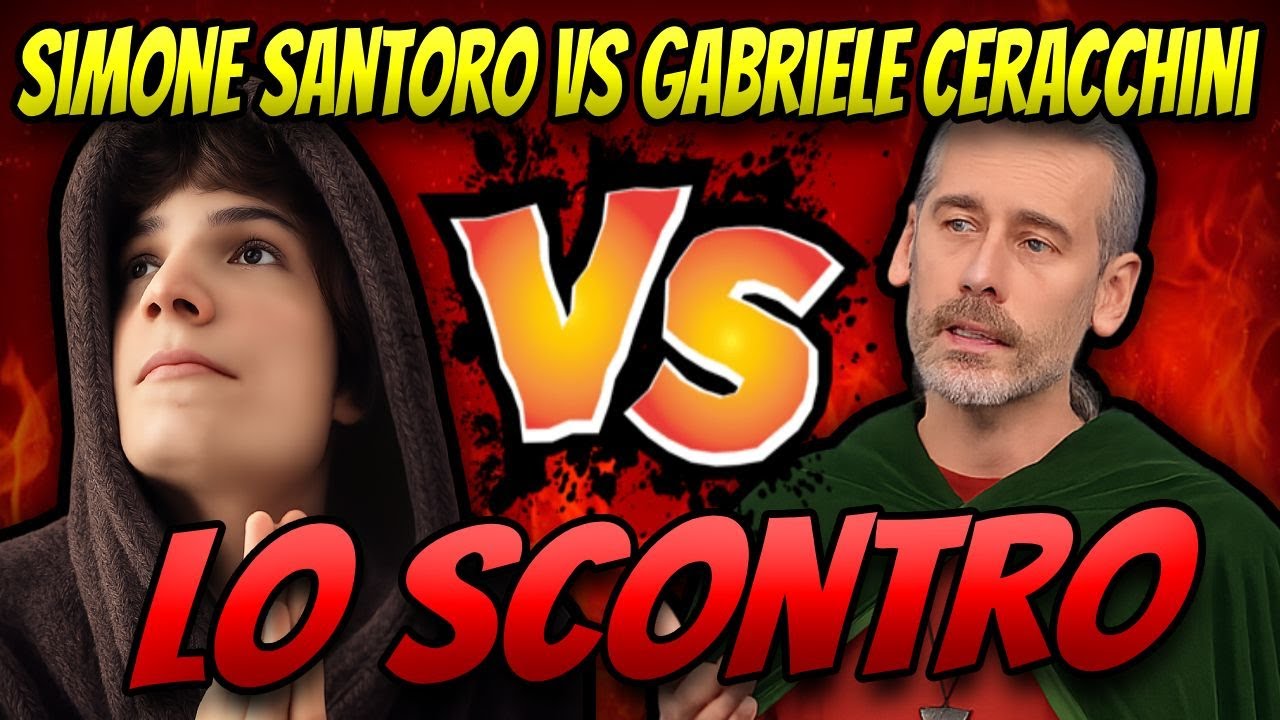 SIMONE SANTORO VS GABRIELE CERACCHINI: SCONTRO SU FEDE E RELIGIONE! [#1564.15]
