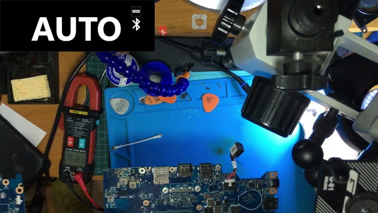 Dell 5490 - Po podlaczeniu baterii 3v zwarcie na PR116 i PC128