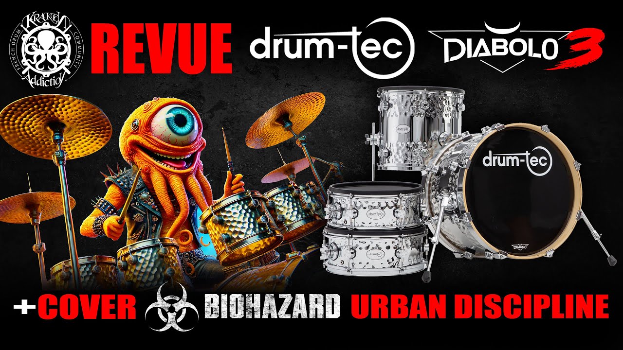 PRESENTATION-TEST-DEMO : Batterie DIABOLO 3 de Drum-Tec